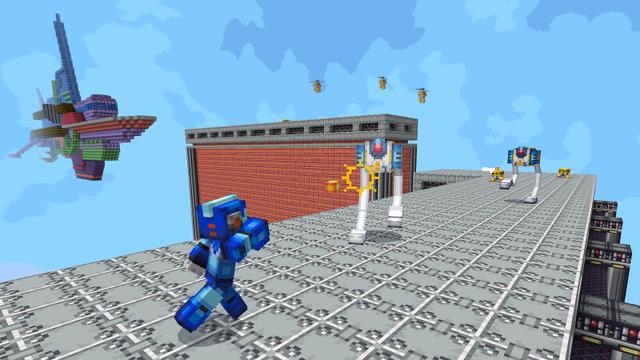 Screenshot of the Minecraft Bedrock Marketplace product Mega Man X created by 57Digital.
