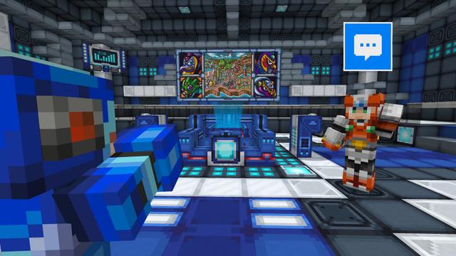Screenshot of the Minecraft Bedrock Marketplace product Mega Man X created by 57Digital.