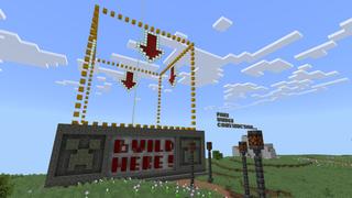Screenshot of the Minecraft Bedrock Marketplace product Minecraft Monument Challenge created by Minecraft.