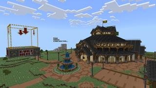 Screenshot of the Minecraft Bedrock Marketplace product Minecraft Monument Challenge created by Minecraft.