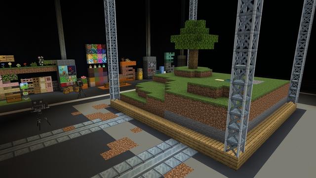 Screenshot of the Minecraft Bedrock Marketplace product Minecraft Movie Build Challenge created by Minecraft.