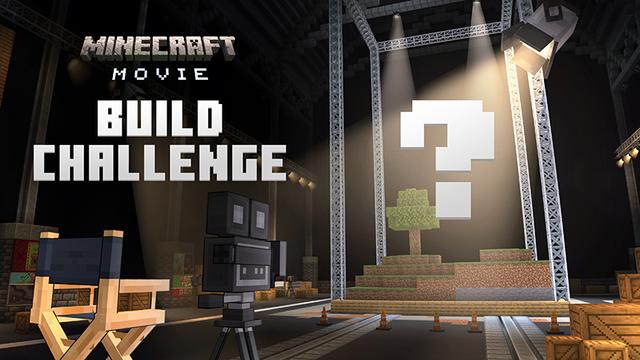 Thumbnail of the Minecraft Bedrock Marketplace product Minecraft Movie Build Challenge created by Minecraft.