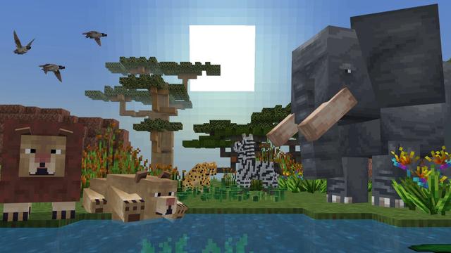 Screenshot of the Minecraft Bedrock Marketplace product Minecraft National Park created by Minecraft.
