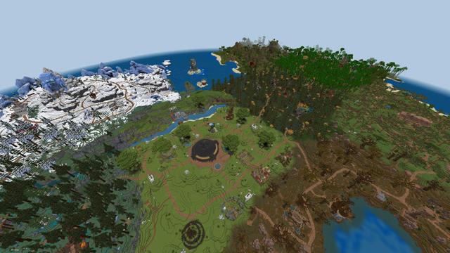 Screenshot of the Minecraft Bedrock Marketplace product Minecraft National Park created by Minecraft.