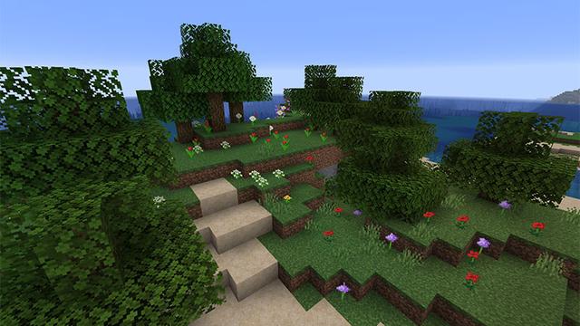 Screenshot of the Minecraft Bedrock Marketplace product Minecraft Texture Update Beta created by Minecraft.