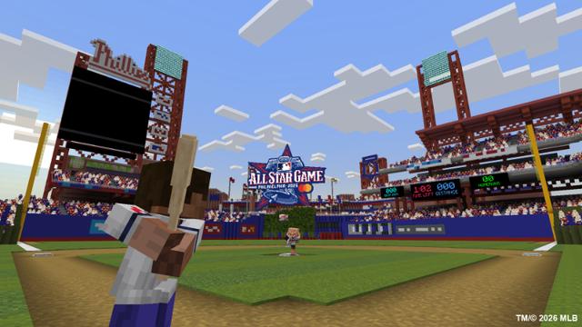 Screenshot of the Minecraft Bedrock Marketplace product MLB Home Run Derby created by The Misfit Society.