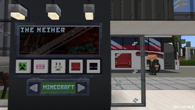 Screenshot of the Minecraft Bedrock Marketplace product MLB Home Run Derby created by The Misfit Society.