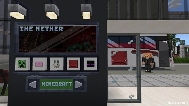 Screenshot of the Minecraft Bedrock Marketplace product MLB Home Run Derby created by The Misfit Society.