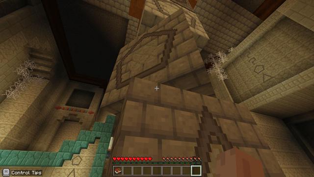 Screenshot of the Minecraft Bedrock Marketplace product Mummy Mayhem created by Minecraft.
