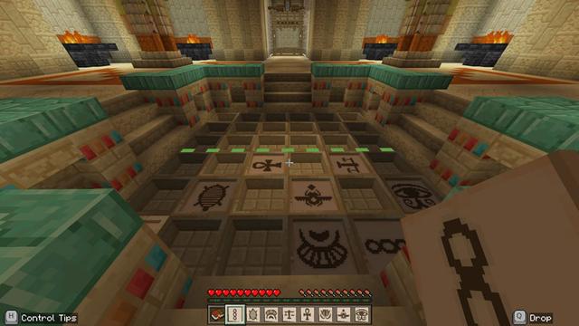 Screenshot of the Minecraft Bedrock Marketplace product Mummy Mayhem created by Minecraft.