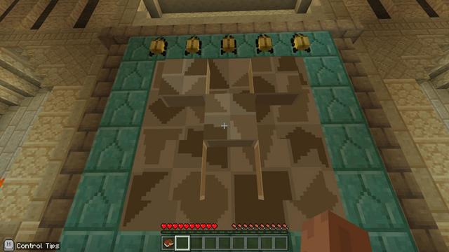 Screenshot of the Minecraft Bedrock Marketplace product Mummy Mayhem created by Minecraft.