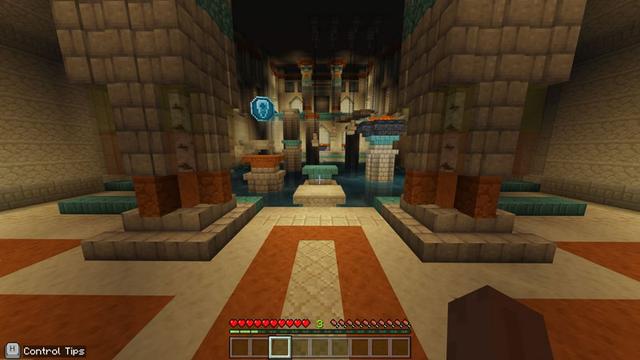 Screenshot of the Minecraft Bedrock Marketplace product Mummy Mayhem created by Minecraft.