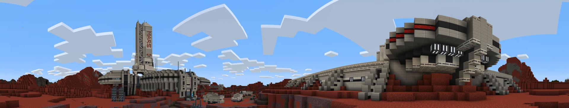 Panorama of the Minecraft Bedrock Marketplace product N7 Mash-up created by Minecraft.