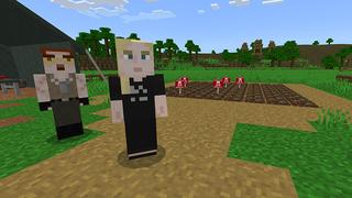 Screenshot of the Minecraft Bedrock Marketplace product Bâtisseurs de paix created by Minecraft.