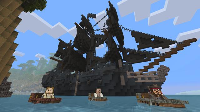 Screenshot of the Minecraft Bedrock Marketplace product Pirates of the Caribbean created by Minecraft.