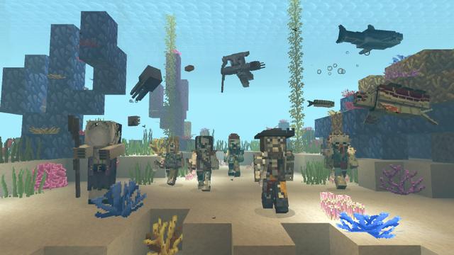 Screenshot of the Minecraft Bedrock Marketplace product Pirates of the Caribbean created by Minecraft.