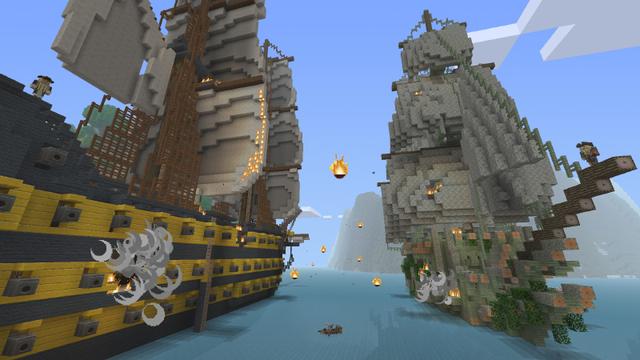 Screenshot of the Minecraft Bedrock Marketplace product Pirates of the Caribbean created by Minecraft.