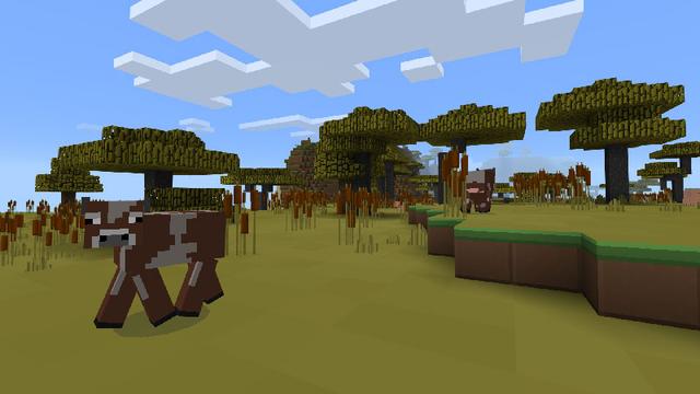 Screenshot of the Minecraft Bedrock Marketplace product Plastic Texture Pack created by Minecraft.