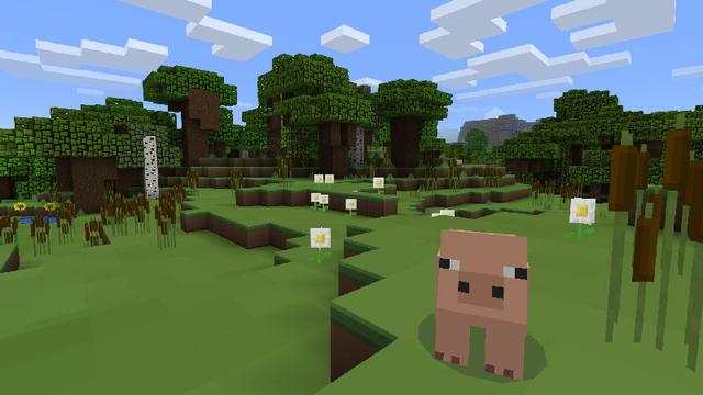 Screenshot of the Minecraft Bedrock Marketplace product Plastic Texture Pack created by Minecraft.