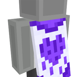 Thumbnail of the Minecraft Bedrock Marketplace product Purple Heart Cape created by Minecraft.