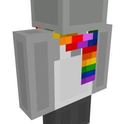 Thumbnail of the Minecraft Bedrock Marketplace product Rainbow Scarf created by Minecraft.