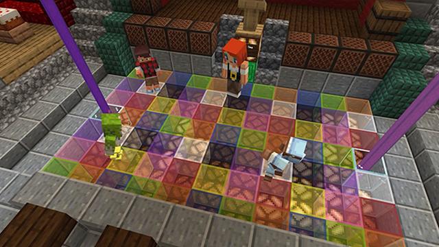 Screenshot of the Minecraft Bedrock Marketplace product Realms Celebration Map created by Minecraft.