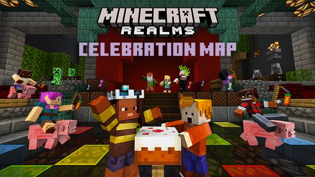 Thumbnail of the Minecraft Bedrock Marketplace product Realms Celebration Map created by Minecraft.