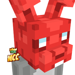 Thumbnail of the Minecraft Bedrock Marketplace product Red Rabbit Head created by Minecraft.