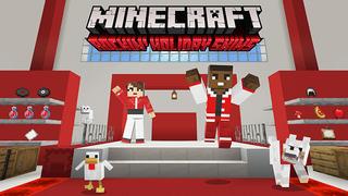 Thumbnail of the Minecraft Bedrock Marketplace product Rockin' Holiday Skins created by Minecraft.
