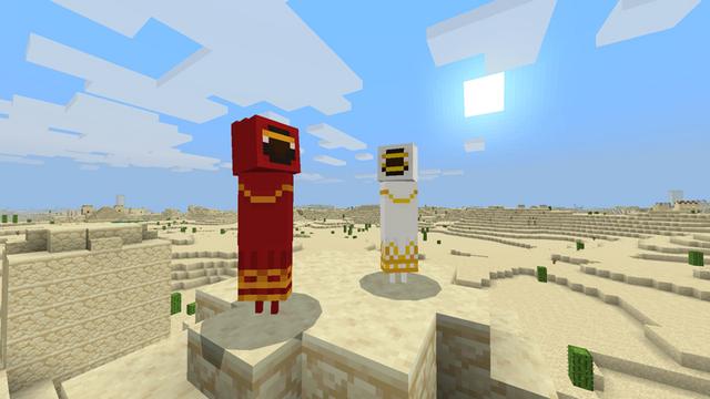 Screenshot of the Minecraft Bedrock Marketplace product Skin Pack 2 created by Minecraft.