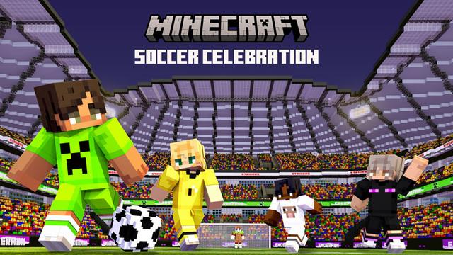 Thumbnail of the Minecraft Bedrock Marketplace product Soccer Celebration created by Minecraft.