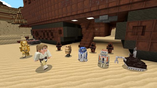 Screenshot of the Minecraft Bedrock Marketplace product STAR WARS created by Minecraft.