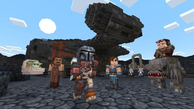 Screenshot of the Minecraft Bedrock Marketplace product STAR WARS created by Minecraft.