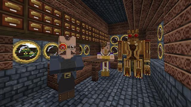 Screenshot of the Minecraft Bedrock Marketplace product Steampunk Texture Pack created by Minecraft.