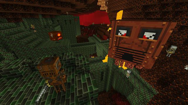 Screenshot of the Minecraft Bedrock Marketplace product Steampunk Texture Pack created by Minecraft.