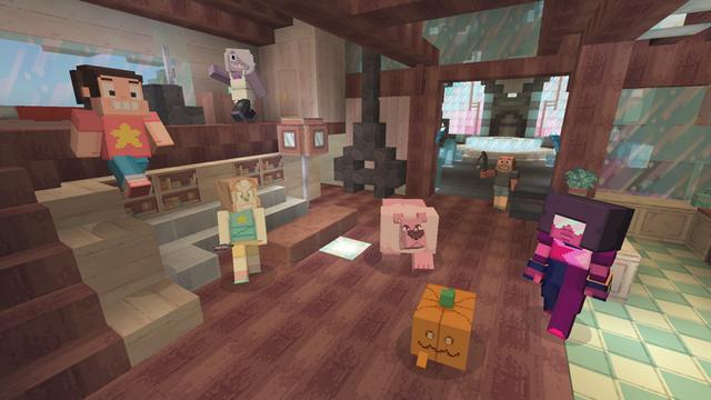 Screenshot of the Minecraft Bedrock Marketplace product Mash-up de Steven Universe created by Minecraft.