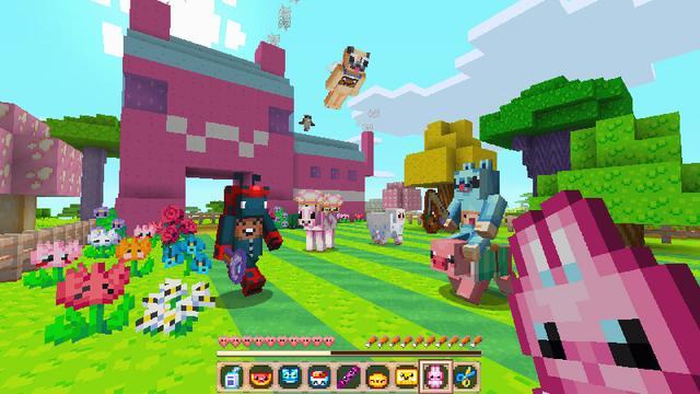 Screenshot of the Minecraft Bedrock Marketplace product Super Cute Texture Pack created by Minecraft.