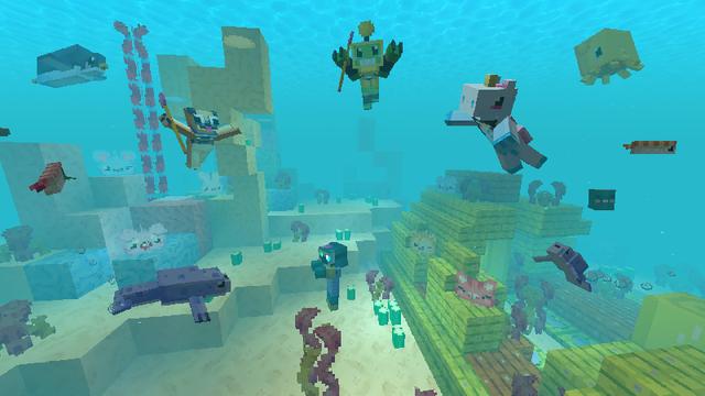 Screenshot of the Minecraft Bedrock Marketplace product Super Cute Texture Pack created by Minecraft.