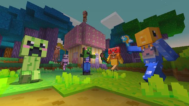 Screenshot of the Minecraft Bedrock Marketplace product Super Cute Texture Pack created by Minecraft.