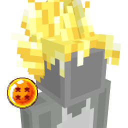 Thumbnail of the Minecraft Bedrock Marketplace product Super Saiyan Hair created by Minecraft.