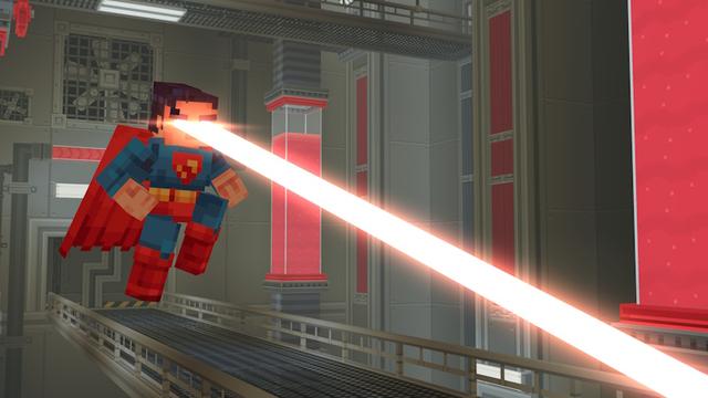 Screenshot of the Minecraft Bedrock Marketplace product Superman created by Oreville Studios.