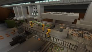 Screenshot of the Minecraft Bedrock Marketplace product Sustainability City created by Minecraft.