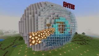 Screenshot of the Minecraft Bedrock Marketplace product The Human Eye created by Minecraft.