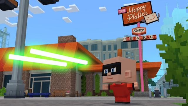 Screenshot of the Minecraft Bedrock Marketplace product The Incredibles created by Oreville Studios.
