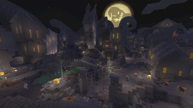 Screenshot of the Minecraft Bedrock Marketplace product The Nightmare Before Christmas created by Minecraft.
