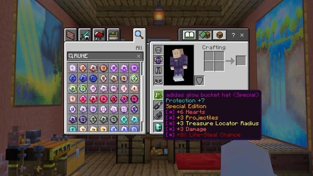 Screenshot of the Minecraft Bedrock Marketplace product Three Stripes City created by Minecraft.