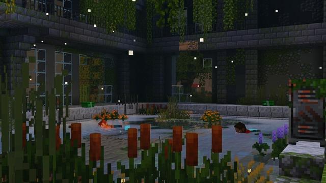 Screenshot of the Minecraft Bedrock Marketplace product Three Stripes City created by Minecraft.