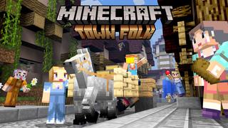 Thumbnail of the Minecraft Bedrock Marketplace product Town Folk Skin Pack created by Minecraft.