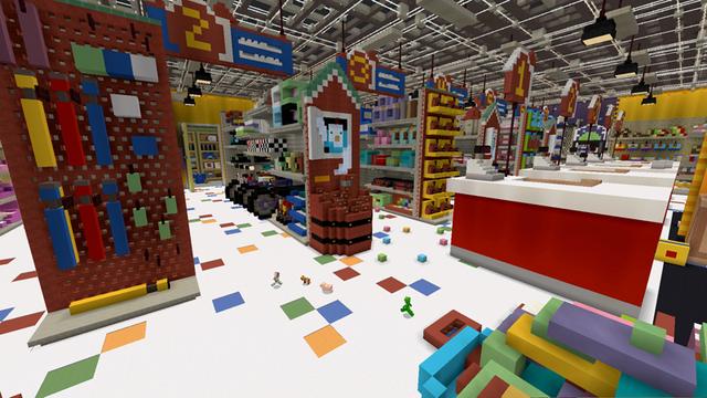 Screenshot of the Minecraft Bedrock Marketplace product Toy Story Mash-up created by Minecraft.