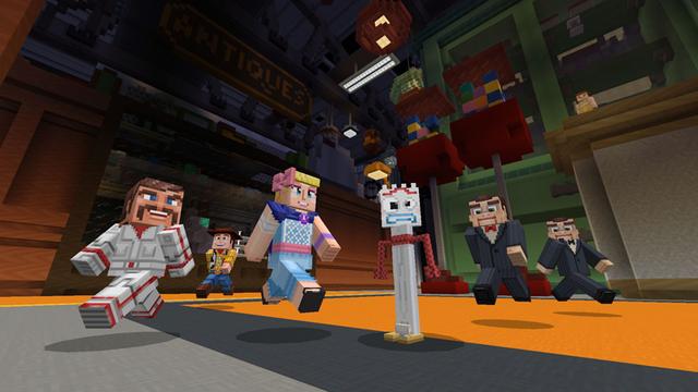 Screenshot of the Minecraft Bedrock Marketplace product Toy Story Mash-up created by Minecraft.